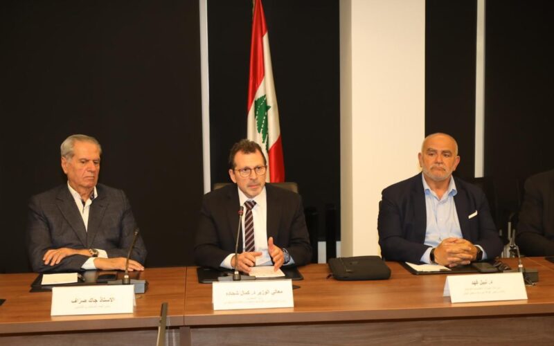 شحادة يلتقي الهيئات الاقتصادية وبحثٌ بانتقال لبنان الى عالم الرقمنة والحكومة الذكية